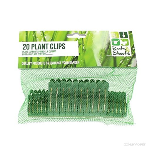 Greenblade PMS 20PC Plante Clips dans sac Filet W/revêtement PVC carte d'en-tête - B01H2S326G