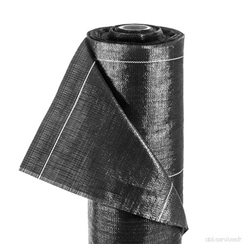 Haga® Bandelettes de tissu 1 1 m BR. 100 g/m² Terram Film de paillage (au mètre) - B076H6LTQ9