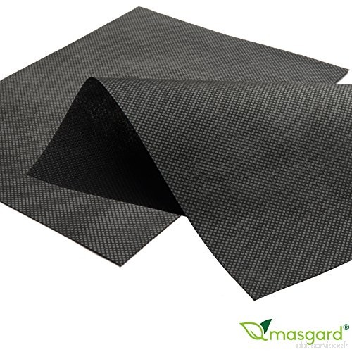 Masgard® géotextile professionnel 150 g/m² toile de paillage contre mauvaises herbes différentes dimensions (1 00 m x 20 00 m = 