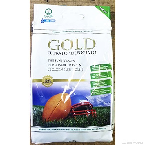 Mélange de semences de pelouse GOLD dans la pelouse  UN PACK DE 5 KG - B00MAISYYE