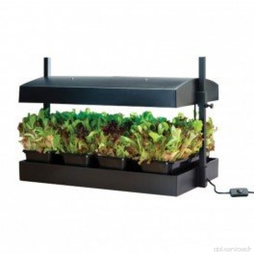 Mini jardin noir avec lampes 2x24W - Garland potager cuisine et salon - B07CRJQRCJ
