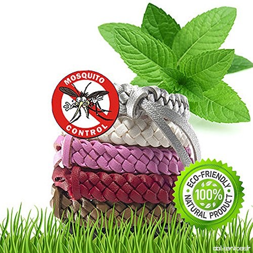 Mosquito Repellent Bracelet  Best Pest Control Repeller up to 250Hrs of Protection Against Mosquitoes & Insects - [DEET-FREE  NO