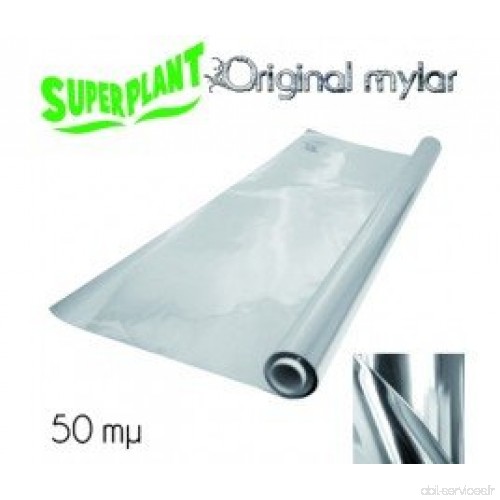 Mylar simple en rouleau - 120 cm x 30 m Papier Réflechissant - B00JJQVSCU
