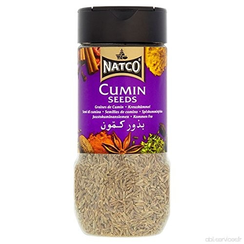 Natco Cumin Seeds 100 g (Paquet de 100 g) - B0774T2WLP