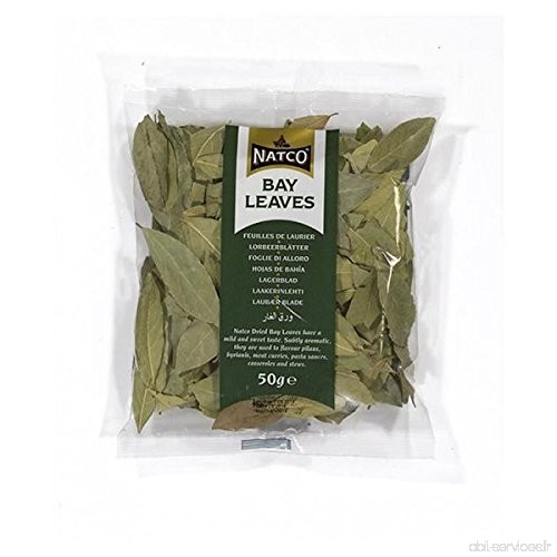 Natco feuilles de laurier 50 g (paquet de 20 x 50 g) - B0774S4FZ2