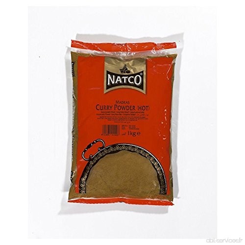 Natco Madras Curry Hot poudre 1 kg (Lot de 6 x 1kg) - B0774NZCJQ
