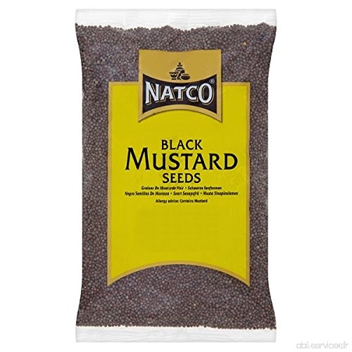 Natco moutarde noire Graines 400g (Paquet de 400g) - B0774V84FB