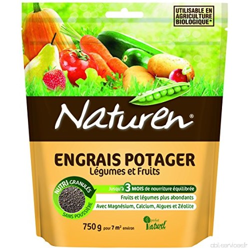 Naturen Engrais Potager Legumes et Fruits 750 g - B00YMMMMAI