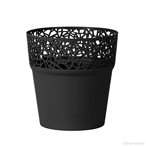 Noir 1 à 1 6 L intérieur Pot Ø 14 5 cm Fleurs Pot à Herbes Aromatiques - B07BX4R1DN