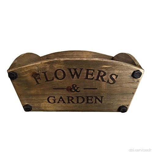 Nouvelle Maison de jardin en bois style vintage Fleur Panier jardinière – Fleurs - B06XWTYBQ1