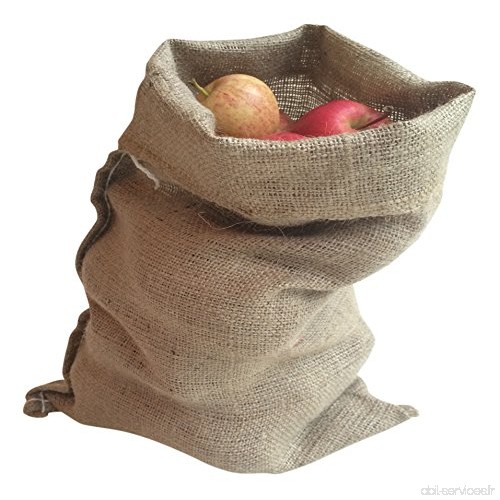 Nutley's Lot de 5 sacs à pommes de terre en toile de jute 30 x 45cm - B009W2NR1Q