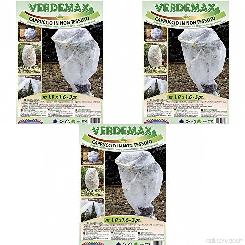 Offre 9 capuchons réseau de protection pour les plantes 1 x 1 6 m Verdemax - B01NBRAU09
