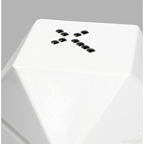 Origami moderne Design urne funéraire pour adulte des cendres haute qualité funéraires Urne  Céramique  blanc  Size: 18.5cm (D) 