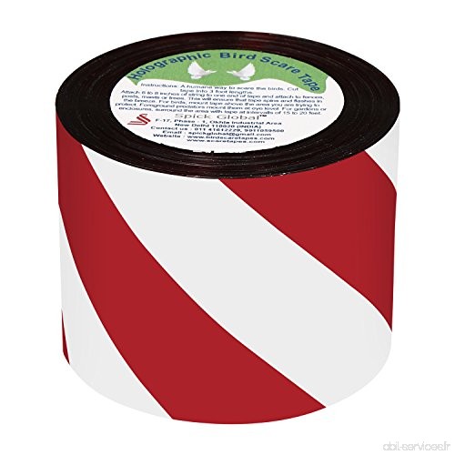 Red Sier Stripe Tape Pest Control Tape Length 150 Feet Width 50 mm 1 Roll - B071F2XXW9