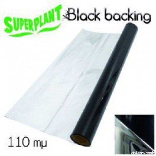 Rouleau Mylar Agro Black Backing 7.5m - Superplant Papier Réflechissant - B01MFCT2NG