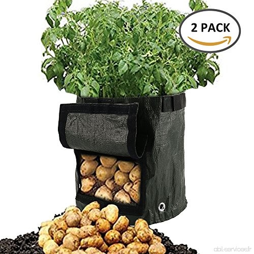 Sacs de Plantation de Jardin Sacs de Plantation de Pommes de Terre pour Faire Pousser des Légumes Carottes et Oignons Grow Bag p