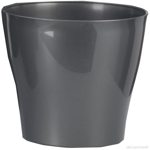 Scheurich 2077097 Cache-Pot Plastique Anthracite 17 cm - B00ARTVMAG