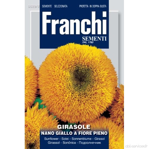 Seeds of Italy Franchi Semis de tournesol nain - B00BHMEM0Y