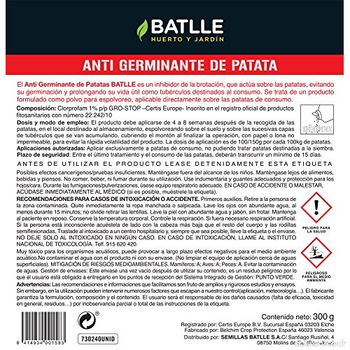 Semillas Batlle 730240unid Anti germinante de la patate  300 gr - B0787KRDSW