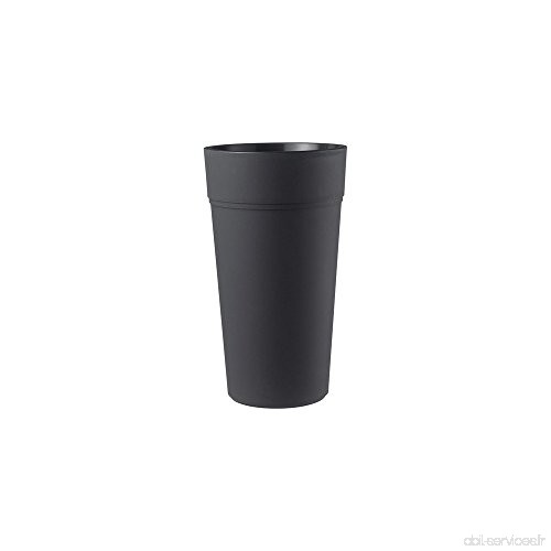 Stem Vase conique en résine Teraplast avec réserve d'eau - B06XTWJ9K6
