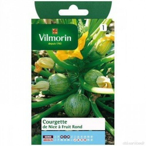 Vilmorin - Sachet graines Courgette de nice à fruit rond - B01DPSYZ6S